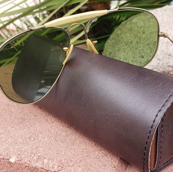 VINTAGE RAY-BAN B&L‎ *RARE AVIATOR 12k GF RB-3 WWII - Picture 11 of 12